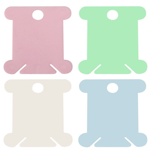 Plastic Embroidery Floss&amp;Craft Thread Bobbins (X20 per pack)