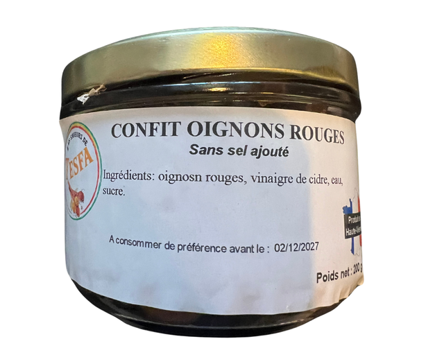 Confit aux oignons rouges 200 g