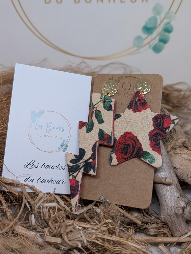 Boucles d&#039;oreilles Asymétrique nc014