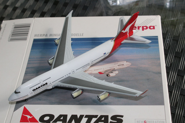 Qantas B747-400 (VH-OJC), 1:500 Herpa