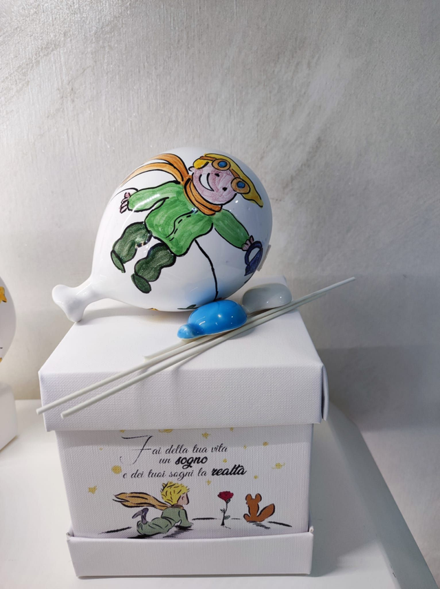 Palloncino grande profumatore in ceramica collezione piccolo principe