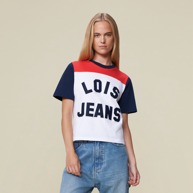 Lois Jeans Columbia T-Shirt Uni Tricolor