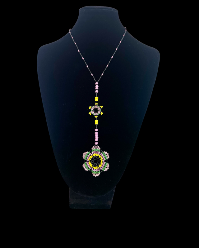 Collier Ras-de-cou Solaya Jaune