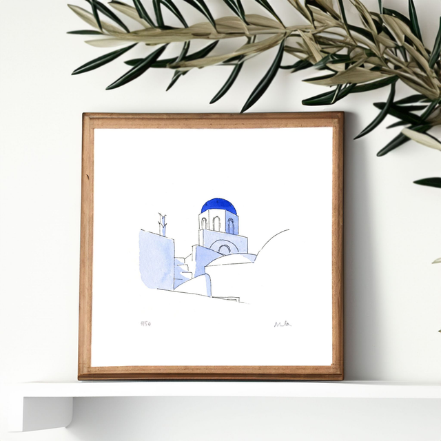Santorini, Greece – Art Print