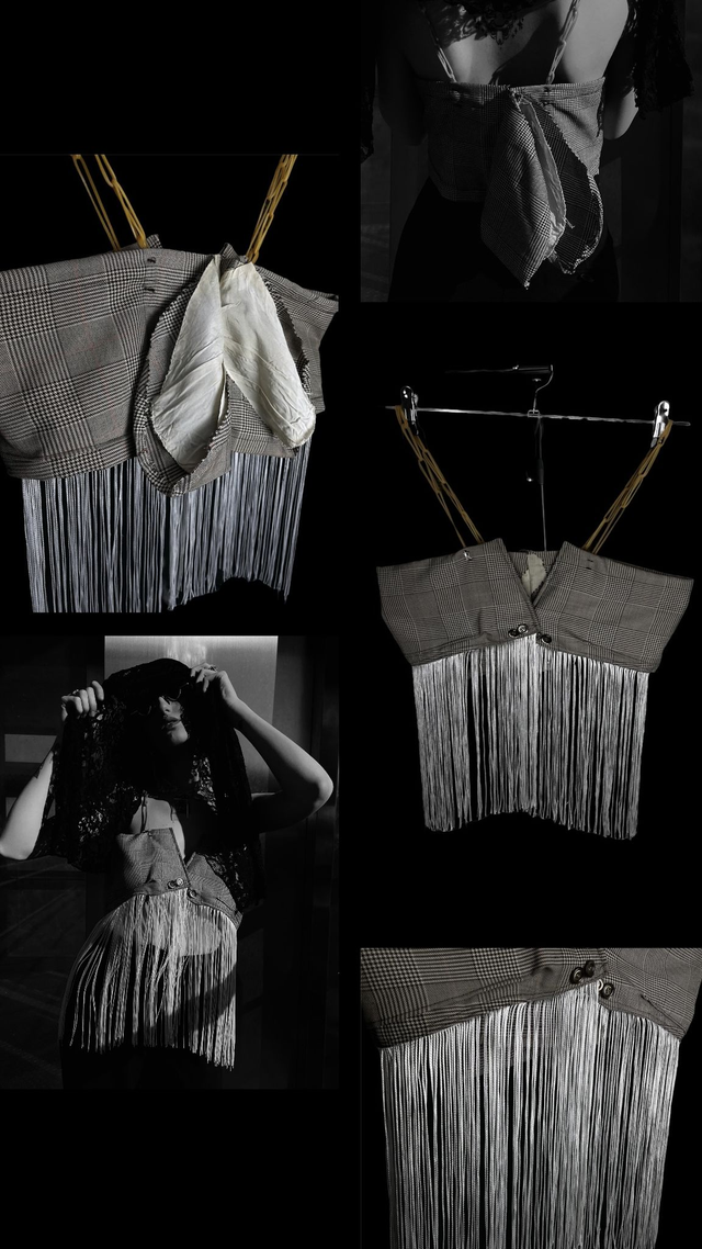 Bustier Upcycled - Henri(ette) - S/M