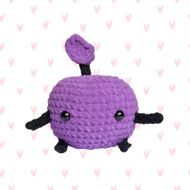 Junimo crochet plushie