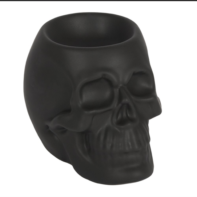 Black Skull ceramic burner