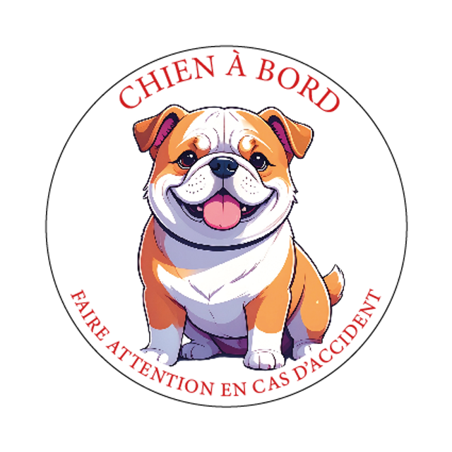 Stickers Bouledogue Anglais