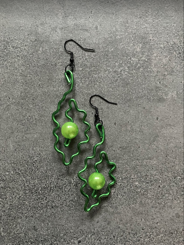 Earrings Vulva Pearls (Christmas edition)