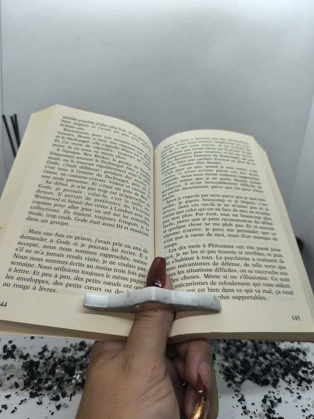 Bague de lecture argenté holographique 