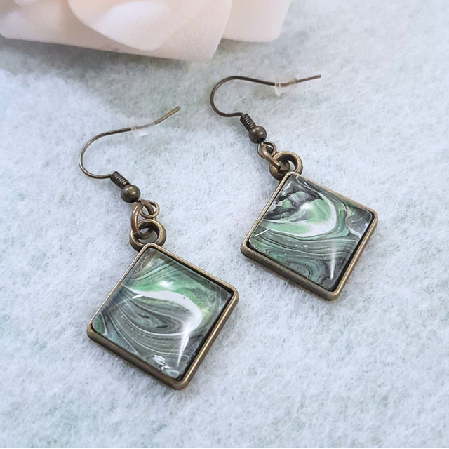 ECHO BOISE - Boucles d'oreilles - Bronze antique