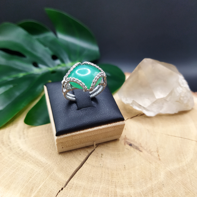 Bague Chrysoprase - Pièce Unique