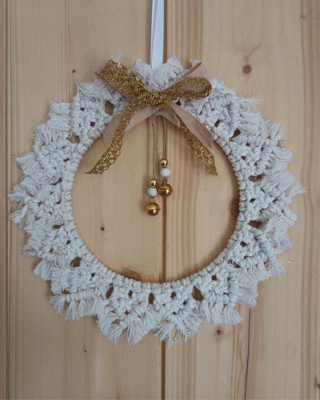 Couronne en macramé