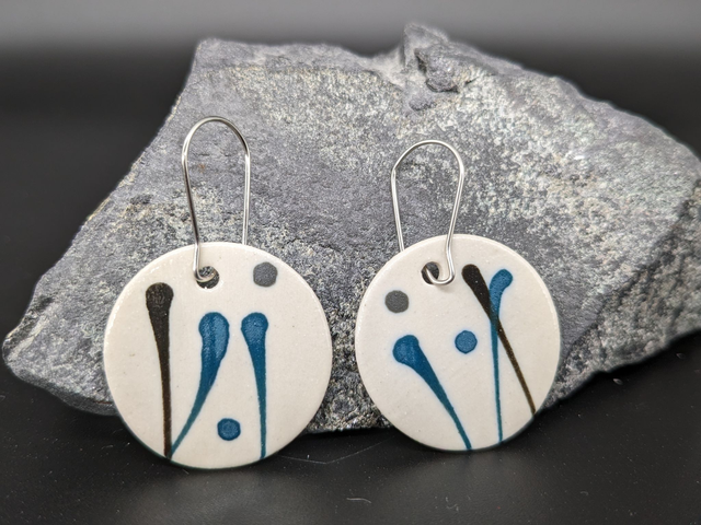 Boucles d'oreilles en céramique