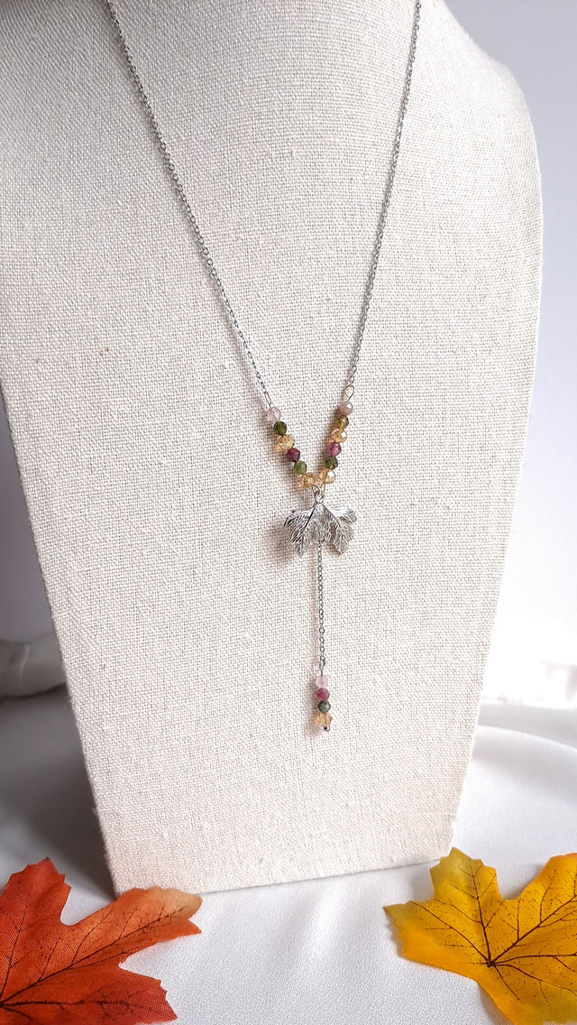Collier Feuille d'automne