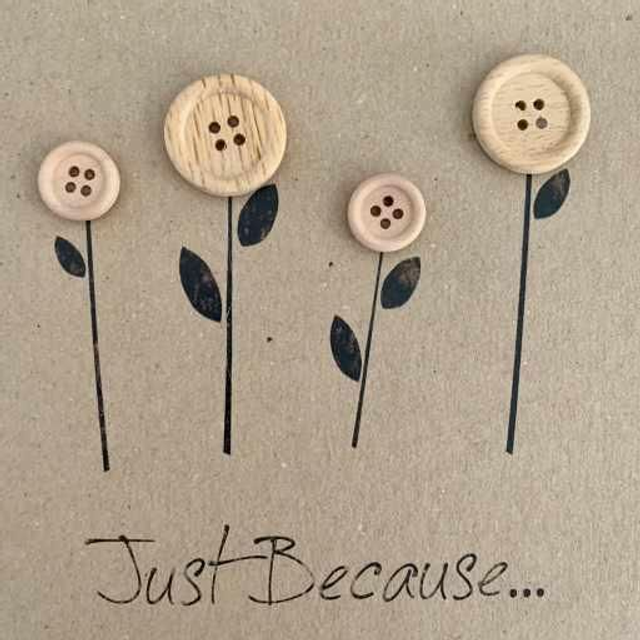 Thinking of you - Button Flowers