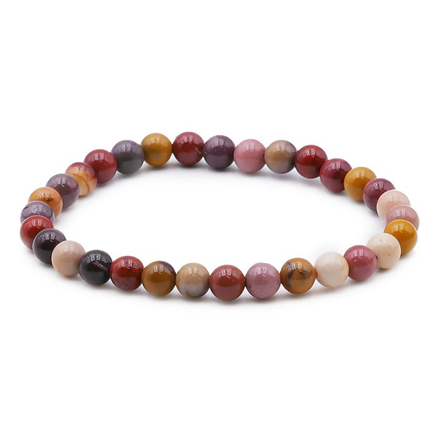 Bracelet Jaspe Mokaïte 6mm