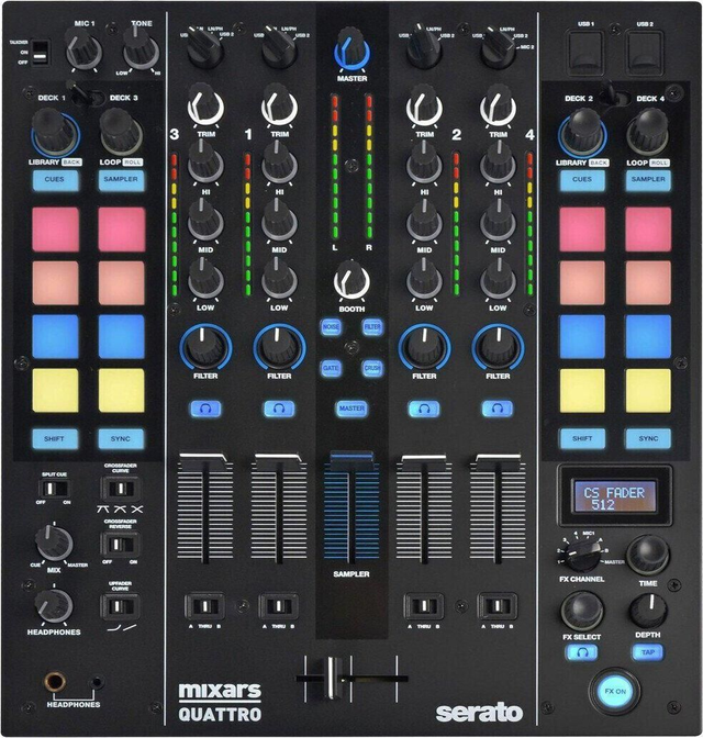 MIXER 4 CANALI PER SERATO DJ
