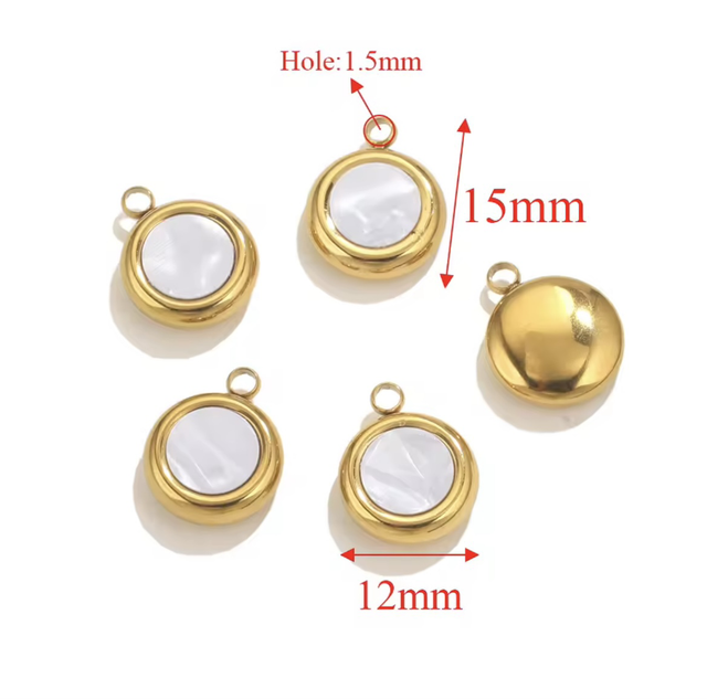 Charm  effetto madreperla cerchio 