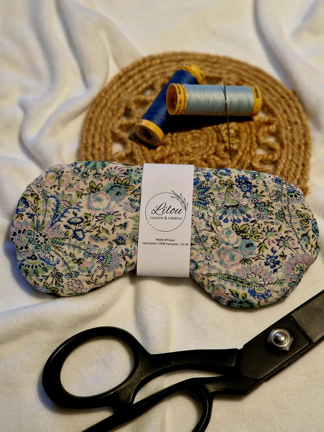 Masque de sommeil bleu