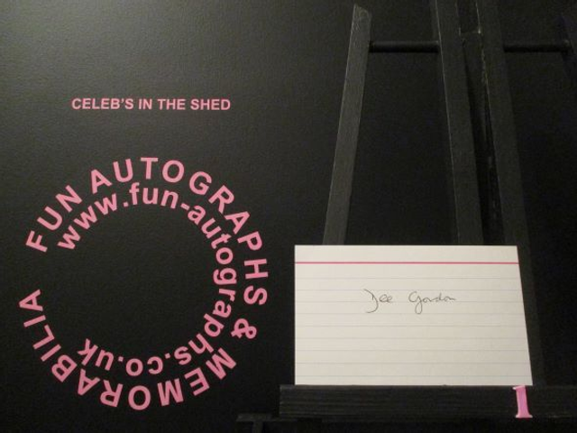 Dee Gordon Authentic Autographed Index Card (1)