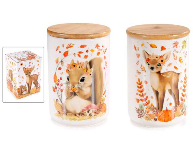 Barattolo alimentare bosco