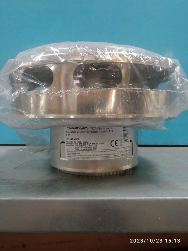 PLA Adaptateur N°1 chapeau polytoit flexible D130 - 2PLAADA1130 PLA 