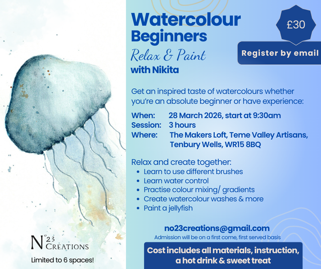 Watercolour Beginners with Nikita