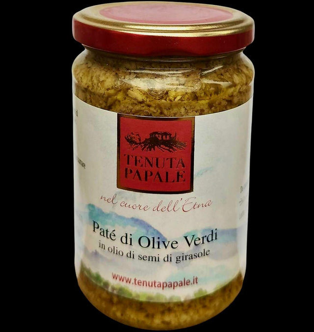 GREEN OLIVE PATE IN SUNFLOWER OIL - GR. 314
