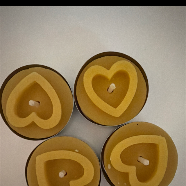 Teelichter Herz hohl