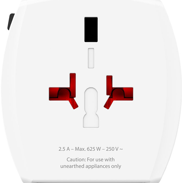 SKROSS MUV USB World Adapter Strømforsyningsadapter 2x USB