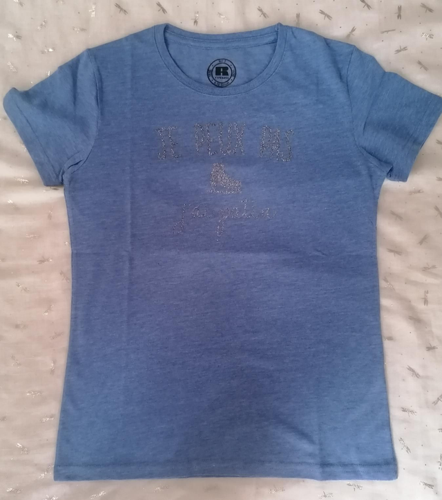 Tee-shirt j'ai patin 9/10ans