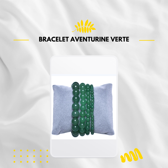 Bracelet Aventurine verte