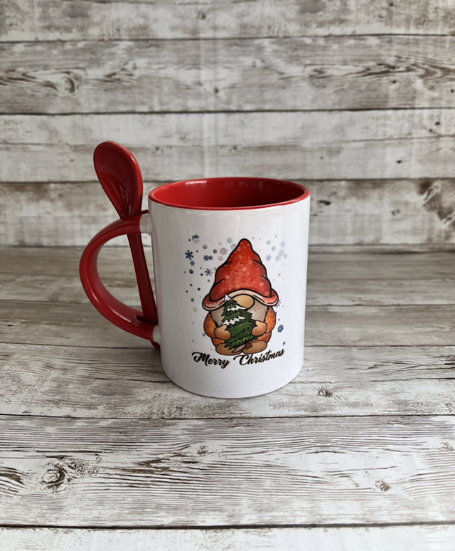 Christmas Mug and Spoon Set
