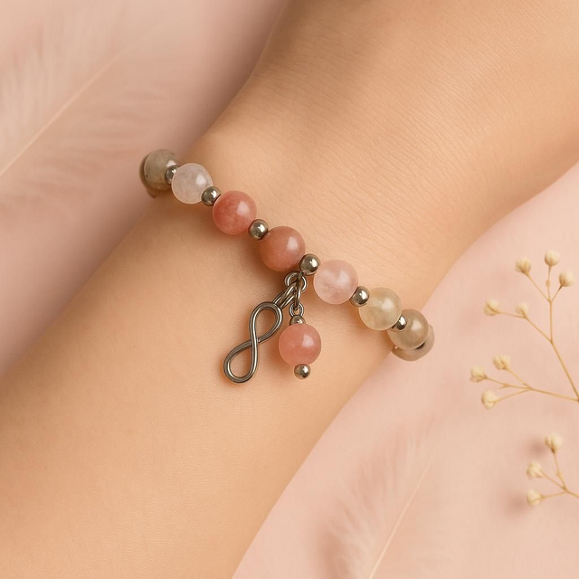 Bracelet Tourmaline Melon d'eau - Cœur apaisé & harmonie émotionnelle