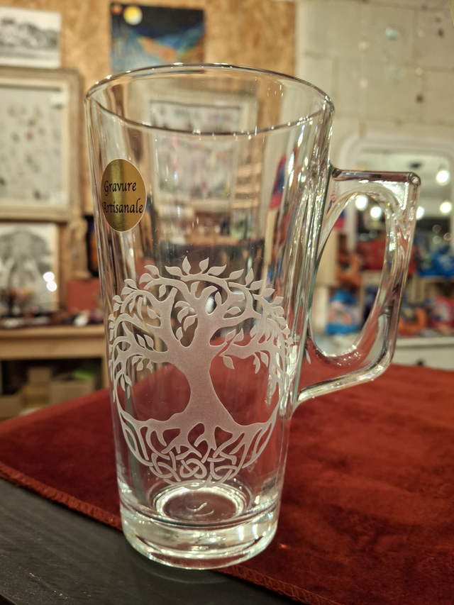 Mug verre Arbre de Vie