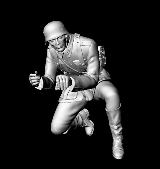 3DiMontis - 1/16 WW2 German PAK38 Gunner 2