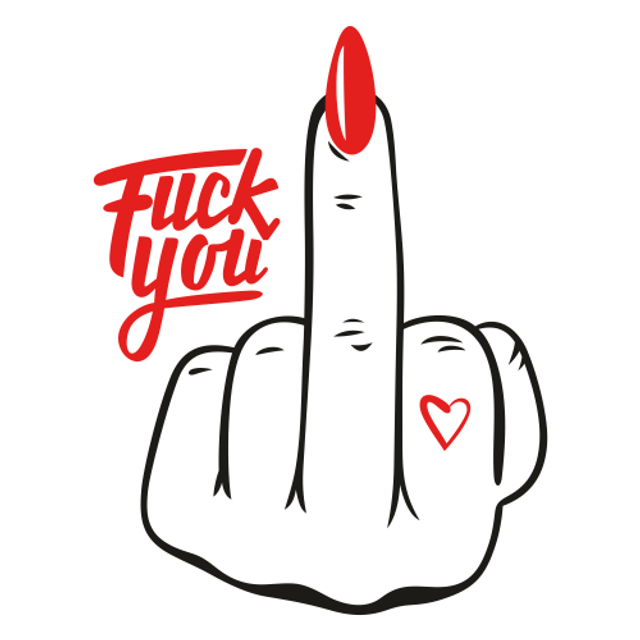 Porte-clé main "Fuck"