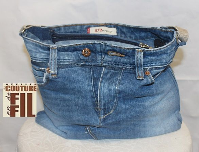 Sac en Jean's recyclé 