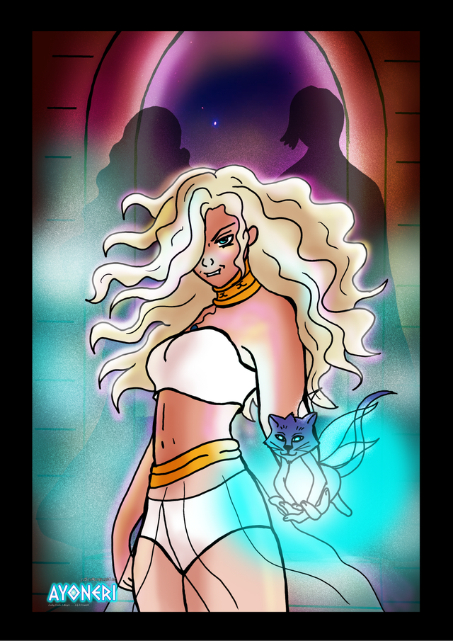 Print A4 - Angéline - Les Chroniques de Ayonéri   