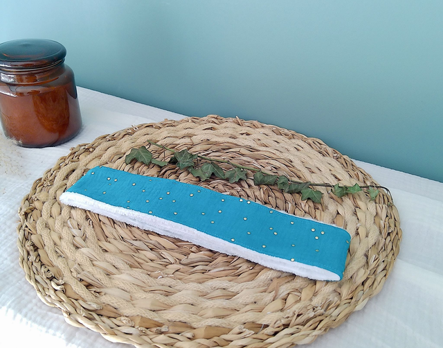 Bandeau de soin visage  Emeraude 