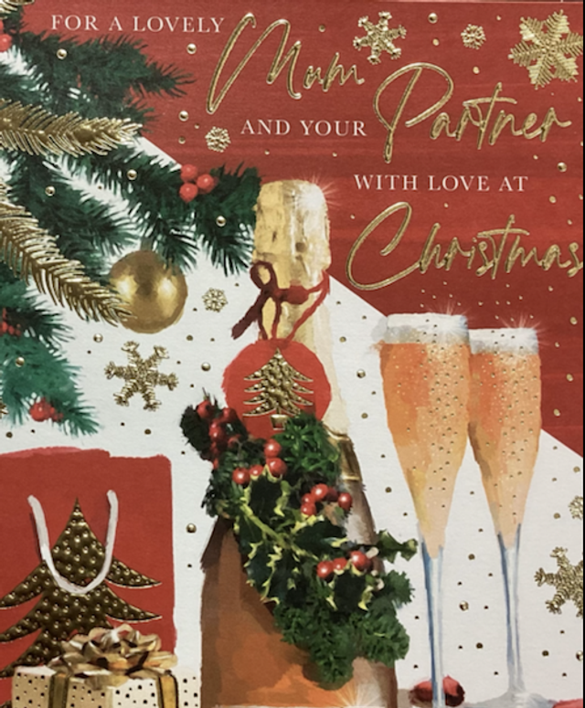 Christmas Mum and Partner (Glasses) WW