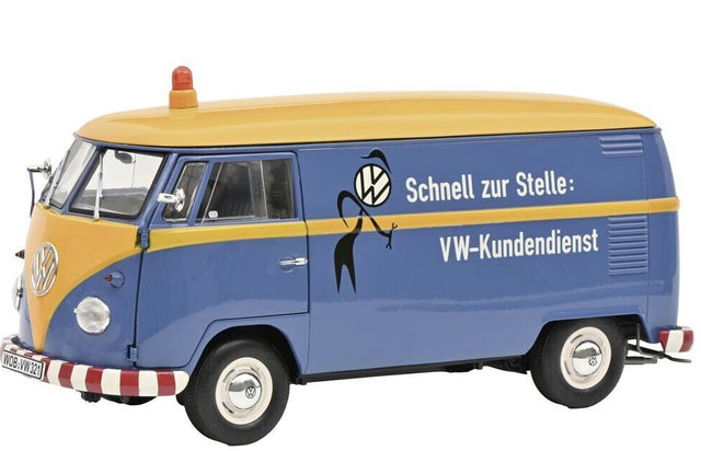  VW T1 Kasten Bus VW-Service Schuco 1:18 