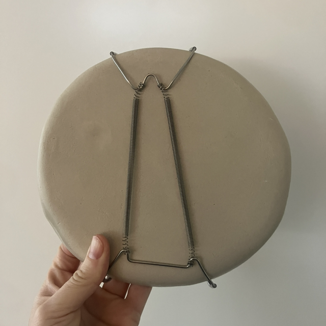 Small plate with swimming ladies