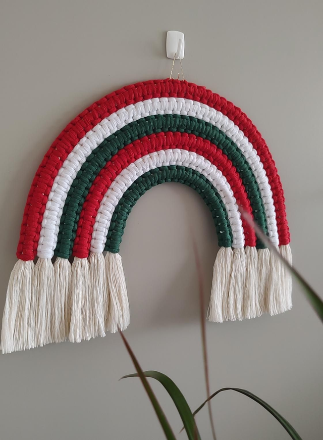 Arc-en-ciel macramé - décoration bohème - Ambiance Noël - CHRISTMAS