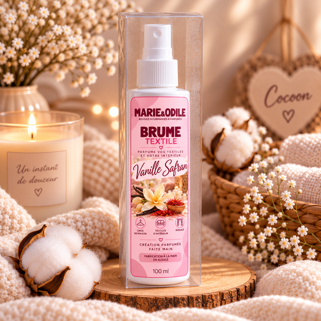 Brume textile - Vanille safran 