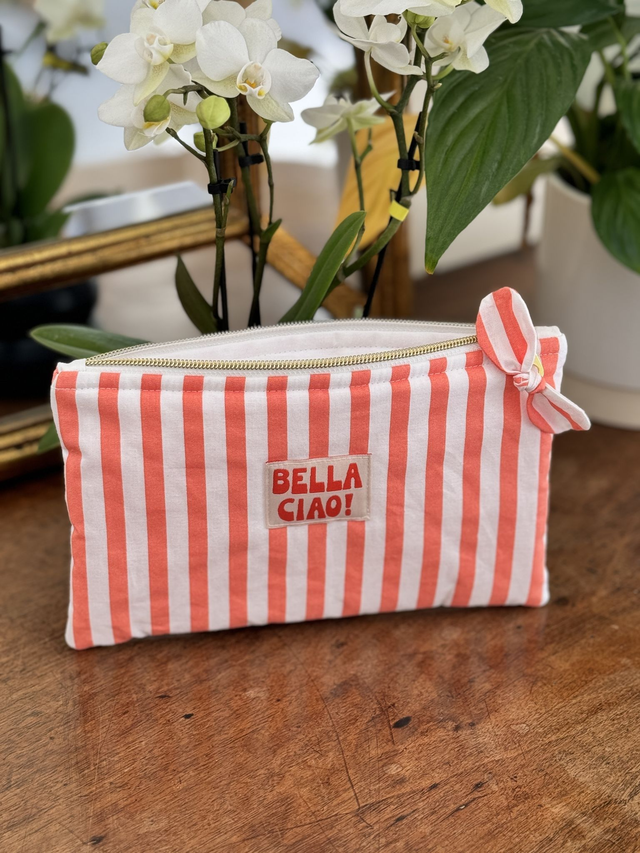 Pochette plate matelassée L