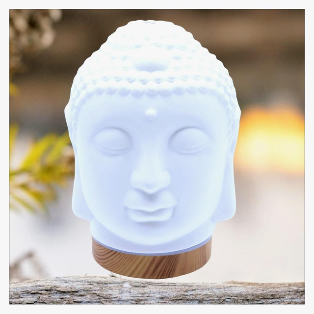 "Bouddha Céramique" - Diffuseur huiles essentielles 18 cm