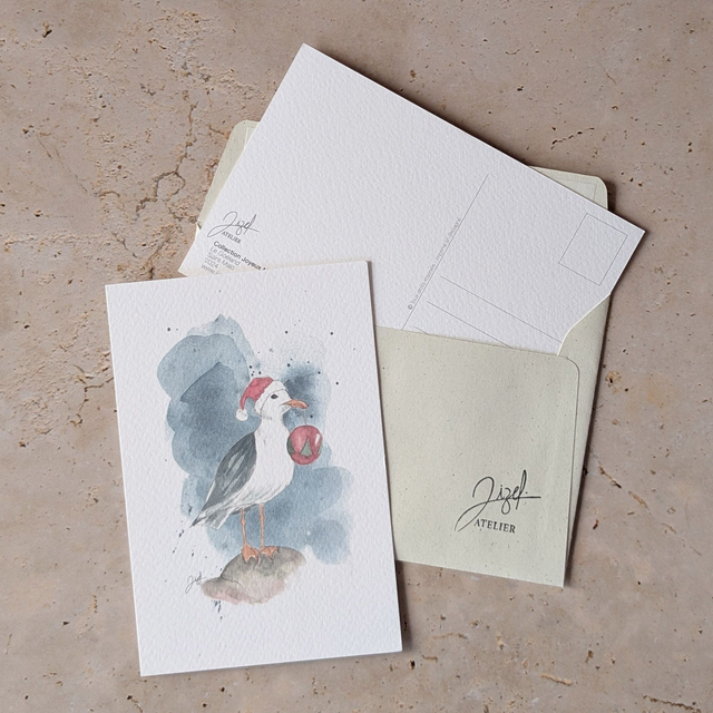 Carte postale - Noël - Le Goëland