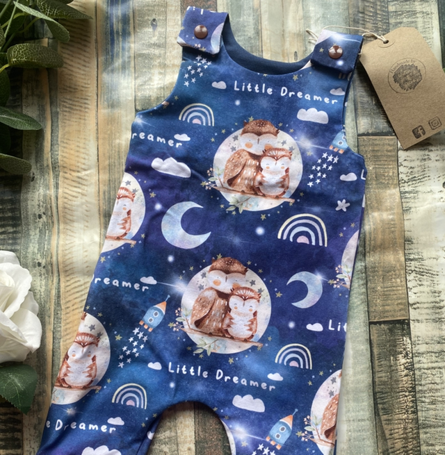 Little Dreamer Dungarees 0-3m